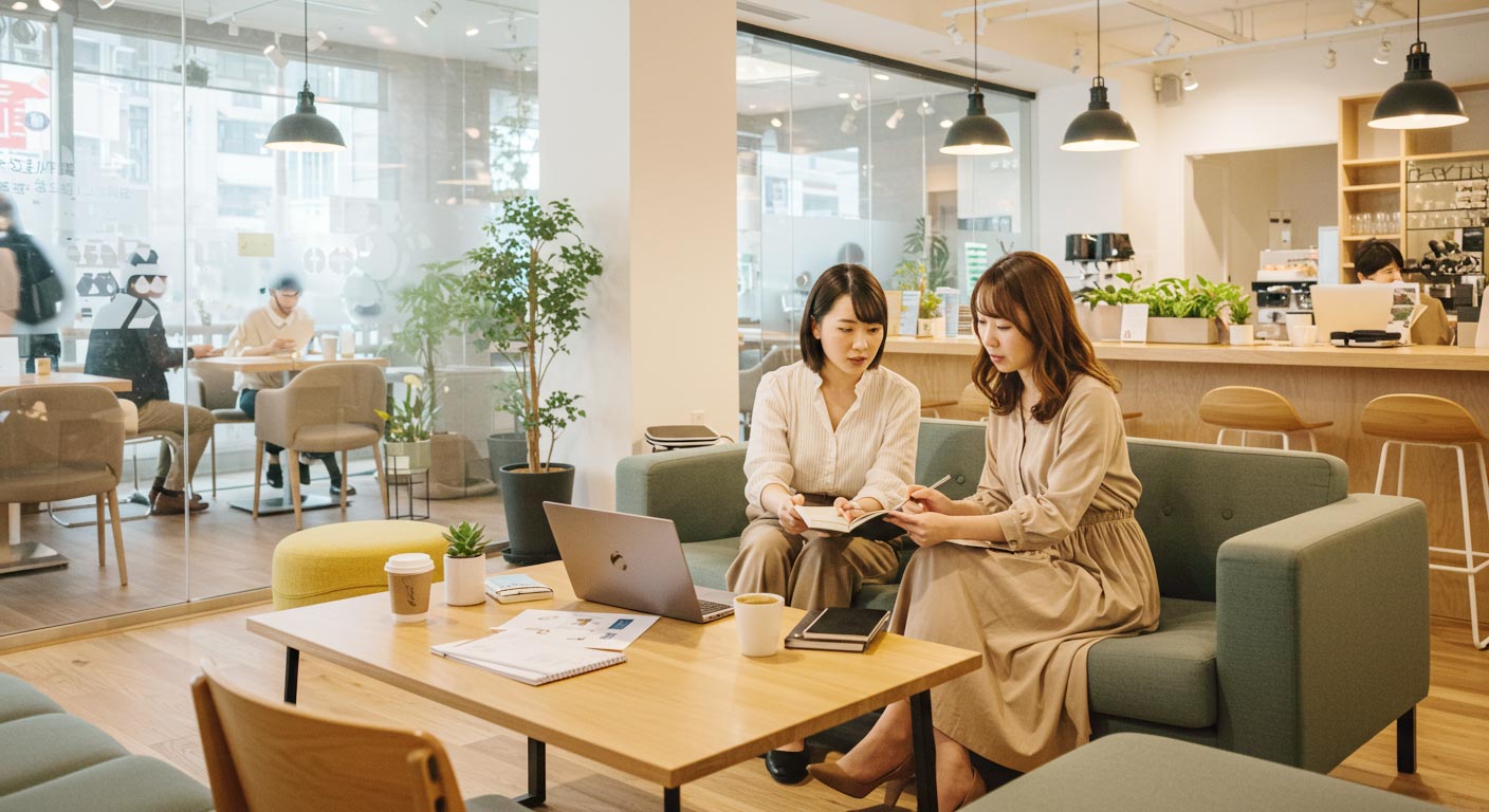 おしゃれなオフィス。　 制作チームがMTG ECでもアプリでもなんでも