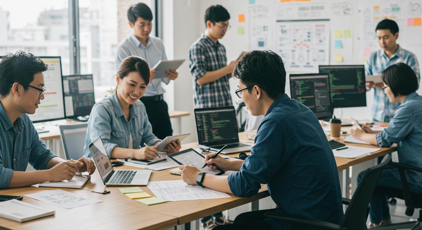 オフィス 男性 女性 MTG PC 説明 会議 若い