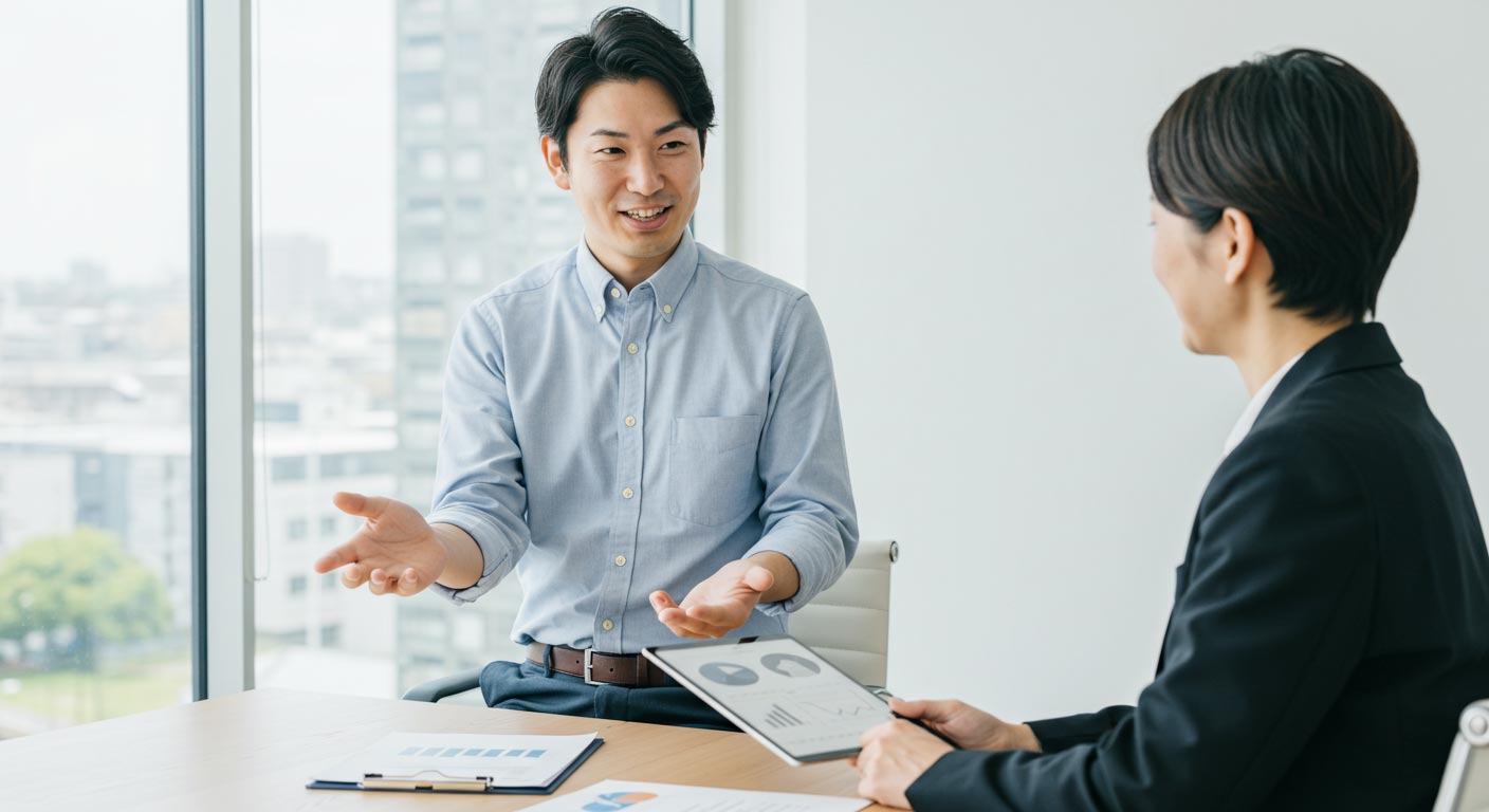 男性 説明 信頼