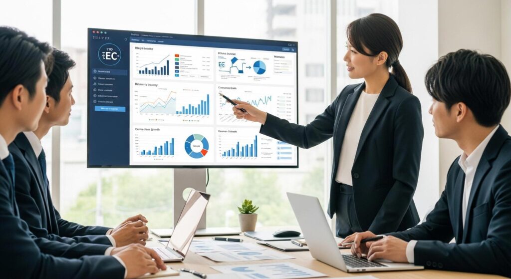 オフィス　男性　女性　MTG　PC　説明