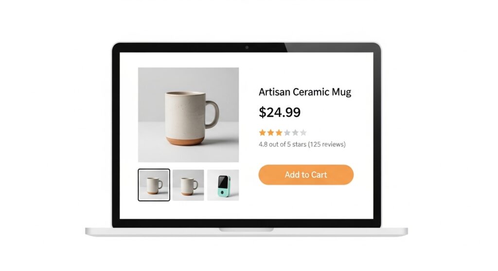 商品ページの構成イメージ