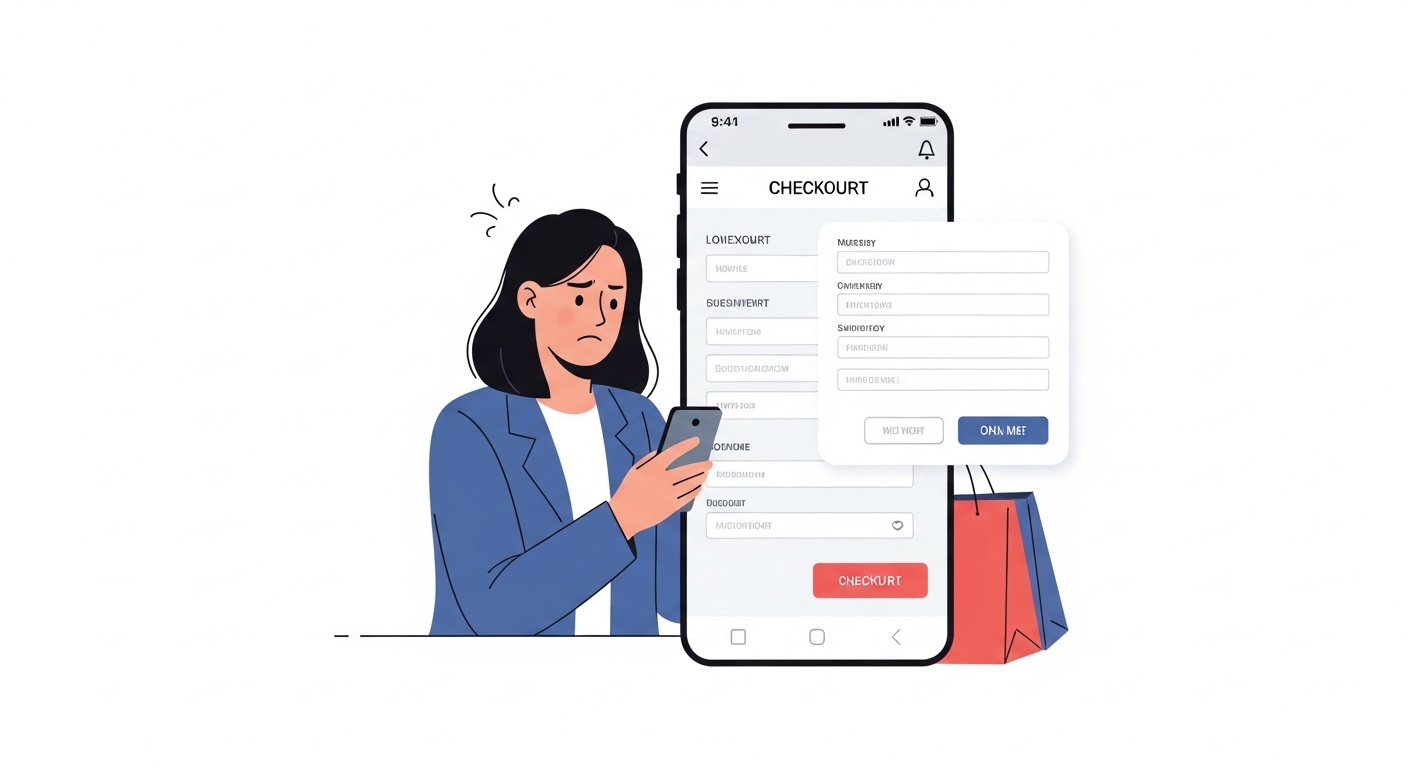 サイトの使い方がわからない　イラスト