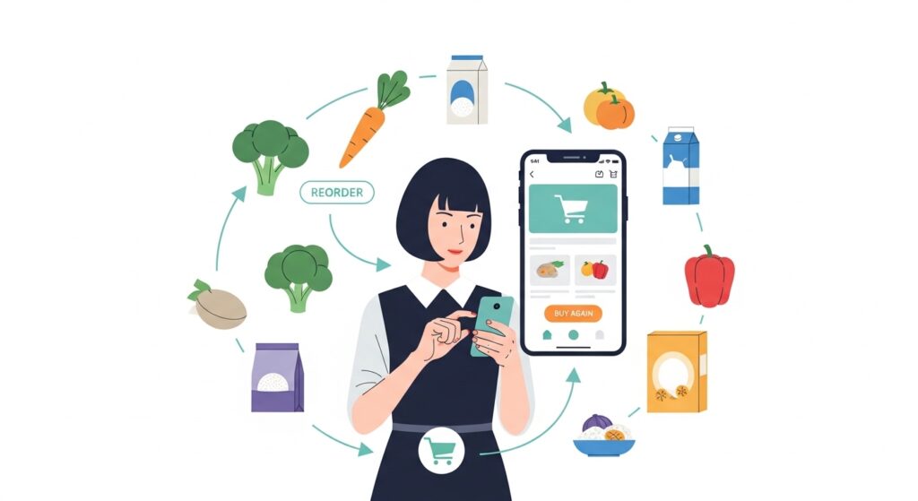 LTV=リピート購入のイメージ