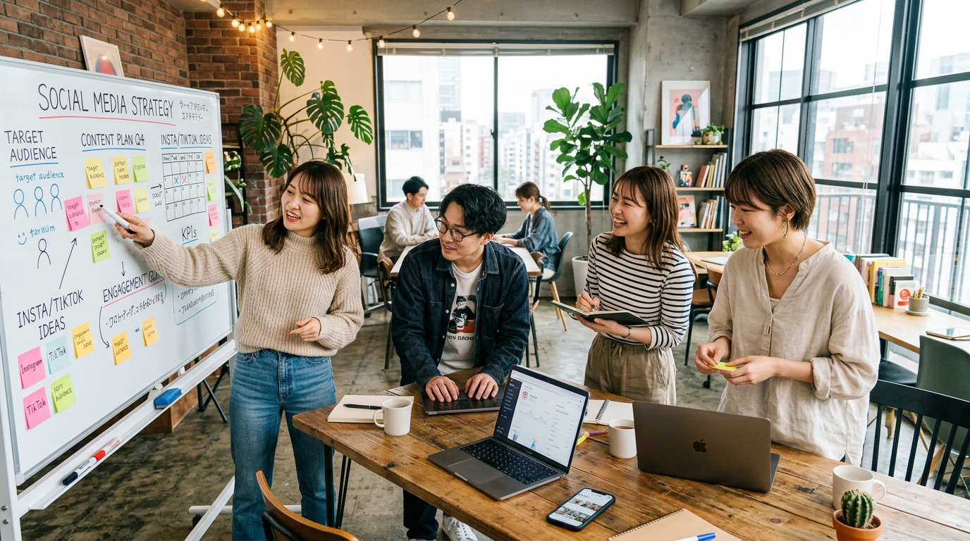 SNS 戦略 マーケターチーム