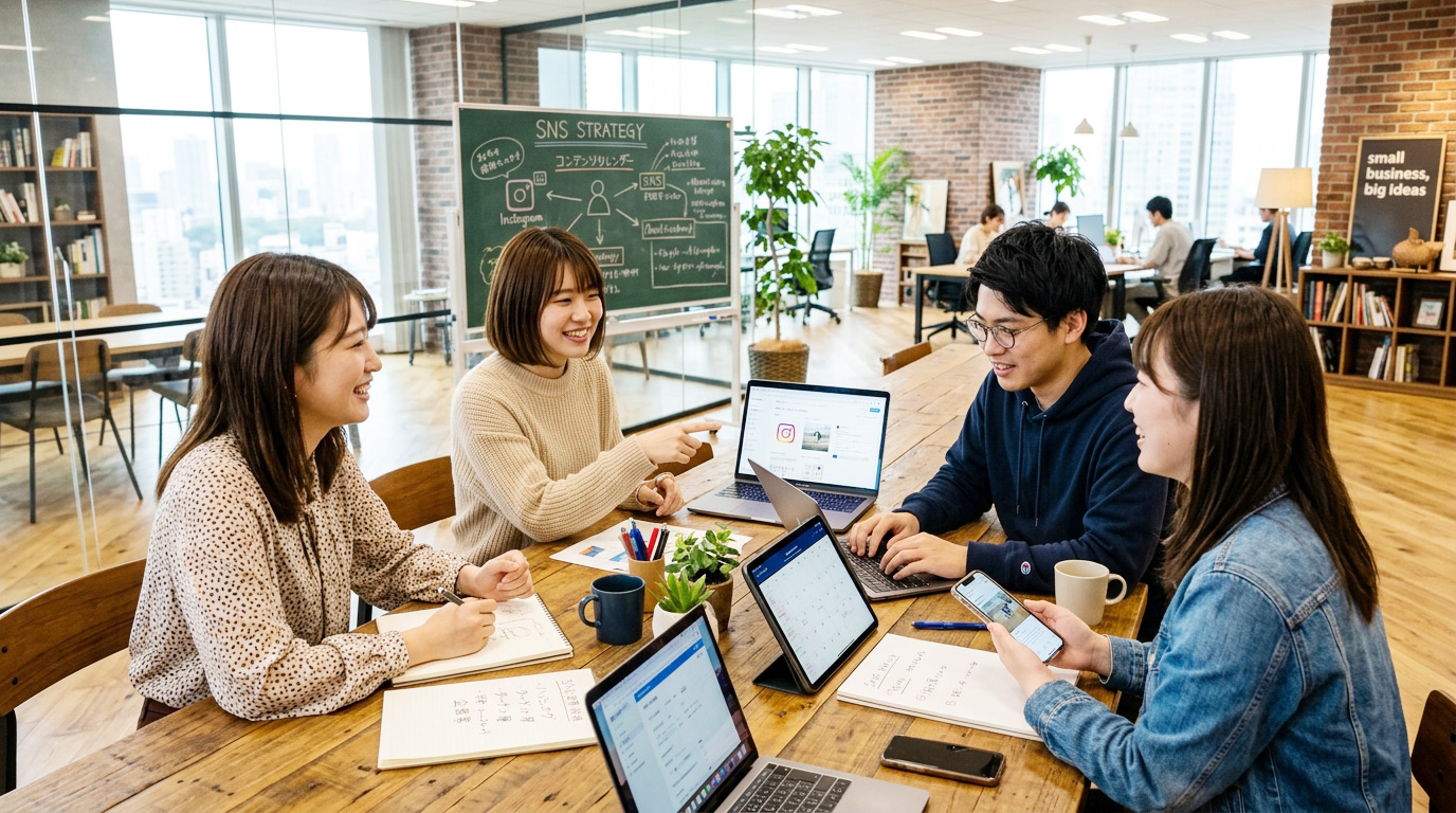 SNS　戦略 マーケターチーム