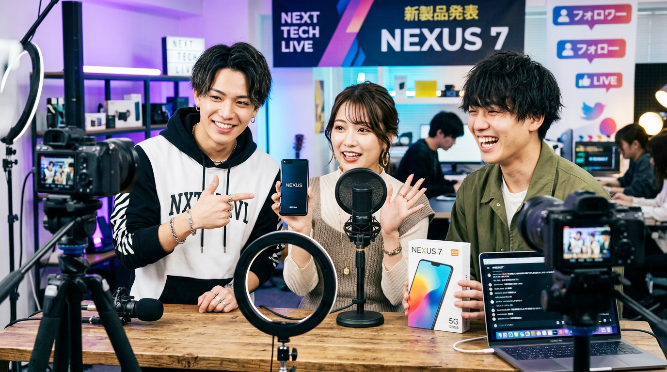 SNS インフルエンサー　商品紹介