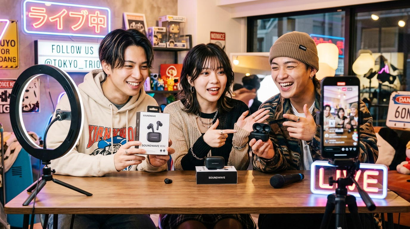 SNS インフルエンサー 商品紹介